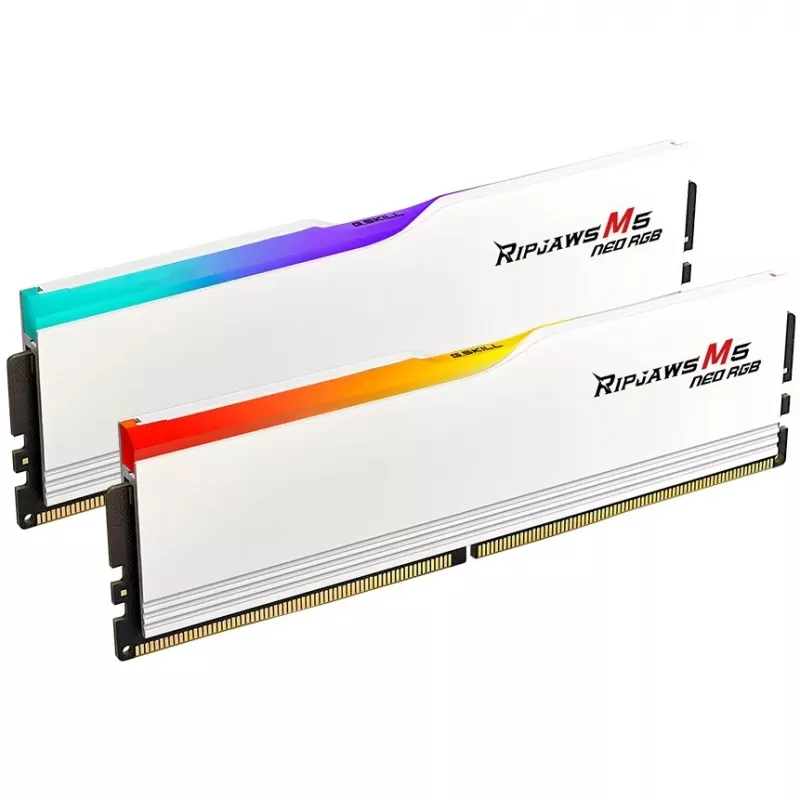 G.Skill Ripjaws M5 Neo 64 GB (2x 32 GB) DDR5-6000 MHz atminties rinkinys, baltas, AMD EXPO