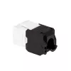 LogiLink NK4066 Keystone modulis RJ45 plokščias juodas/baltas