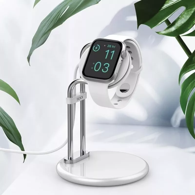 Pristatymo stovas Apple Watch SAW-300 indukcinis sidabrinis