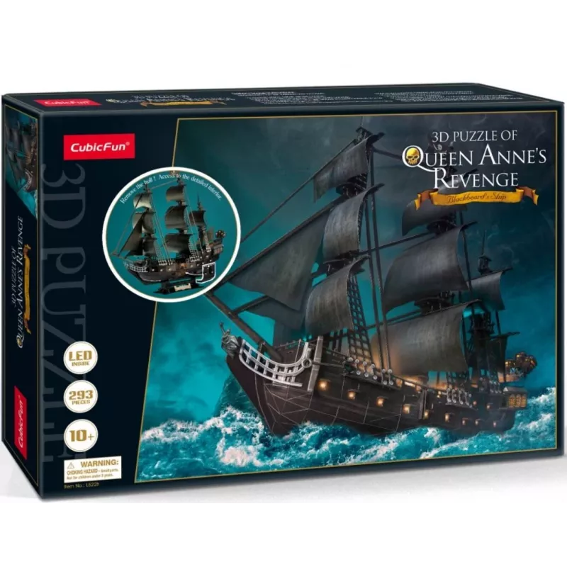 3D LED dėlionė Queen Annes L522H – dekoratyvus šviečiantis modelis
