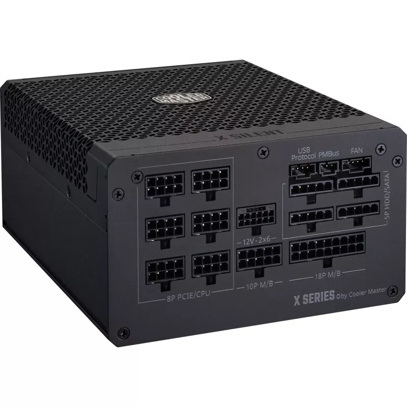 Maitinimo blokas Cooler Master X Silent Edge Platinum 1100 W 24-pin ATX Juodas