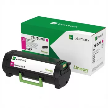 Lexmark 78C2UME Tonerio rinkinys Magenta Ultra High-Capacity Contract. 7K puslapių