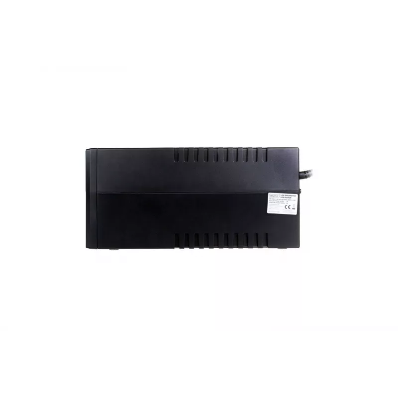 DIGITUS DN-170064-LCD Linijinis interaktyvus UPS, 800VA/480W, 12V/9Ah baterija, 2x CEE 7/7 lizdai, RJ-11, LCD