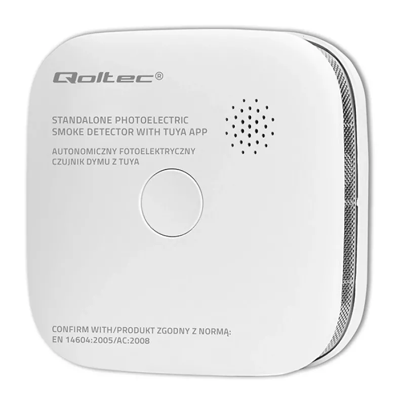 Dūmų detektorius su baterija Tuya WiFi LED