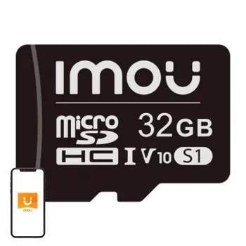 „Imou“ MicroSD atminties kortelė ST2-32-S1 32 GB — Class 10, 95 MB/s skaitymas, 25 MB/s rašymas, U1/V10