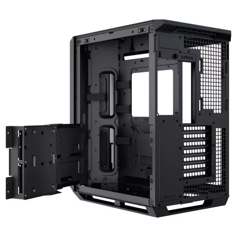 APNX V1-BK-v1 Midi Tower Juoda
