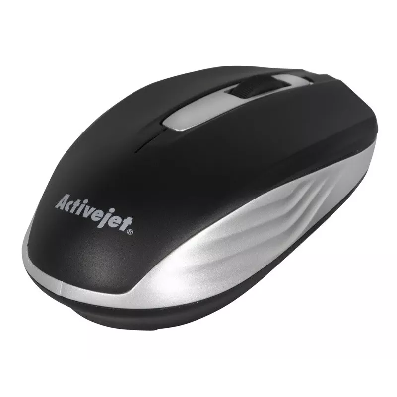 Belaidė pelė ActiveJet AMY-313, RF nano imtuvas, optinė 1200 DPI, ambidekstrinė, 3 mygtukai, AA baterija