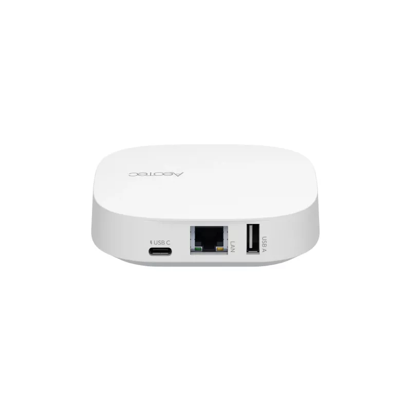 AEOTEC Smart Home Hub 2 – išmanusis namų centras, veikia kaip SmartThings centras, EU, Z-Wave, Zigbee 3.0, WiFi | GP-AEOHUBV4EU | Baltas