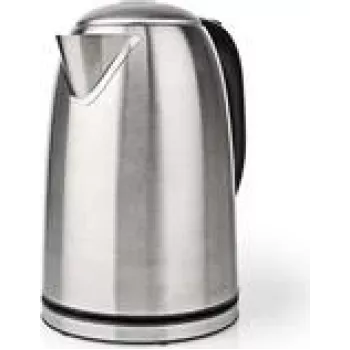 Nedis KAWK350EAL virdulys - 1,7 l - 2200 W - juodas/sidabrinis - nerūdijantis plienas - vandens lygio indikatorius - filtras