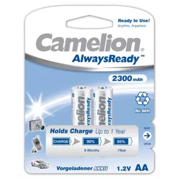 Įkraunama baterija Camelion NH-AA2300ARBP2, 2 vnt., AA, 2300 mAh, 1,2 V, NiMH