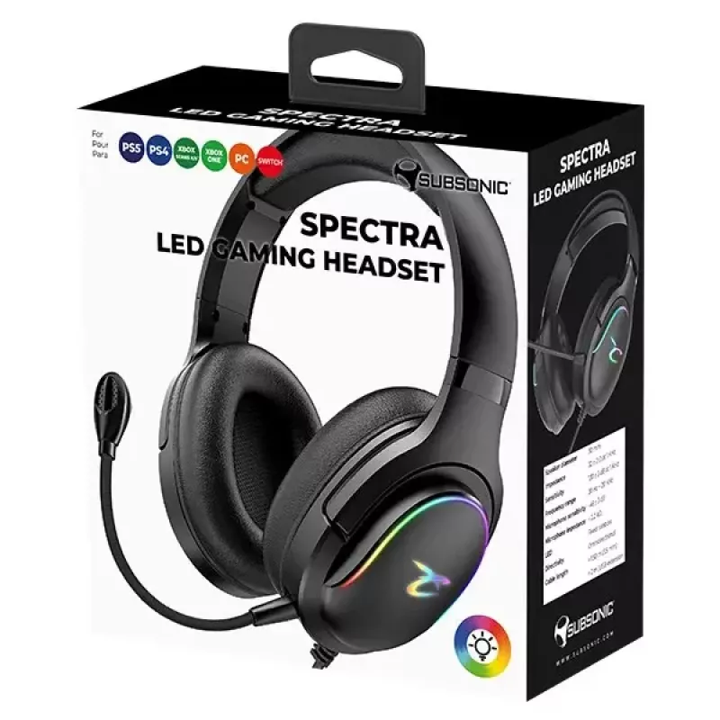 Ausinės žaidimams Subsonic Spectra