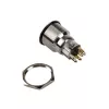 Vandeniui atsparus mygtukas DimasTech PD211 22 mm Silverline Dot RGB