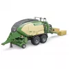 Bruder 02033 Krone Big Pack 1290HDP VC modelis-presė, mastelis 1:16, komplekte 2 stačiakampiai ryšuliai, žalios spalvos