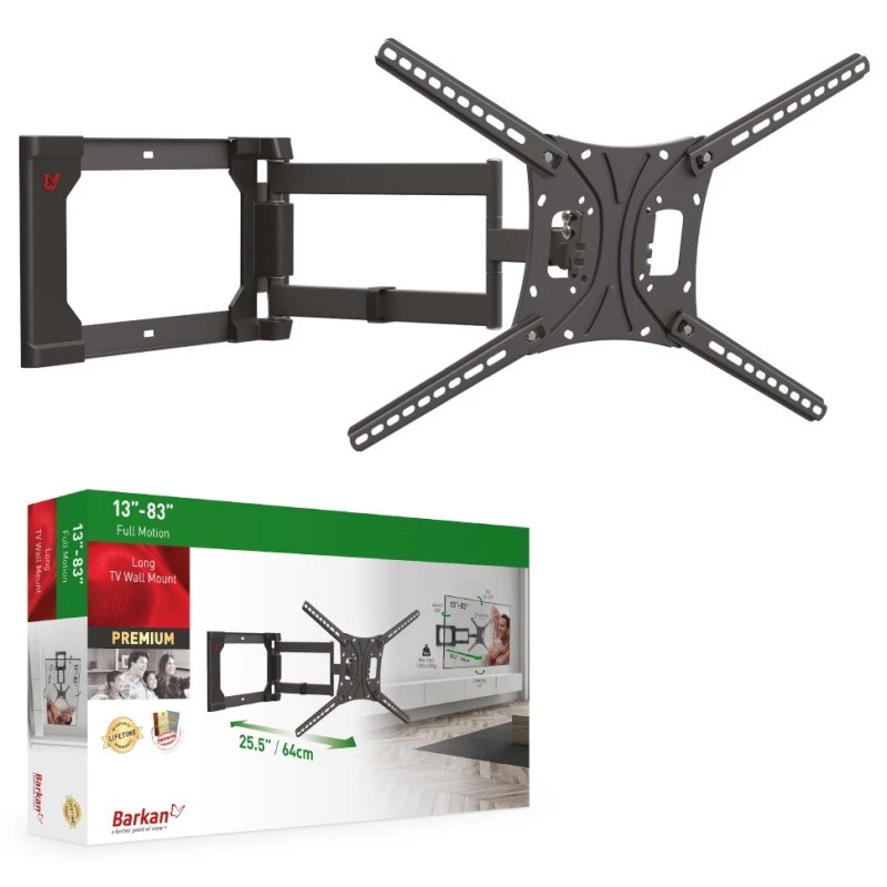 Barkan Mounting Systems 4400 TV laikiklis 50 kg 2.03 m juodas