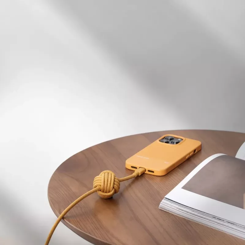 USB-A į Lightning laidas Native Union Night Cable — 3 m, geltonas