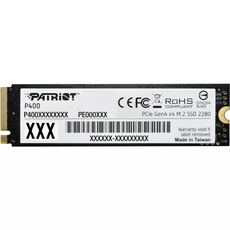SSD diskas Patriot 500GB M.2 PCIe Gen4 x4 NVMe 2.0 P400VP500GM28H