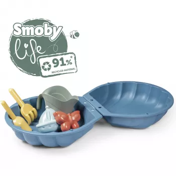 Life Double Sandpit Shell - Dvigubo smėlio dėžės kevalas, sodo žaidimų įranga