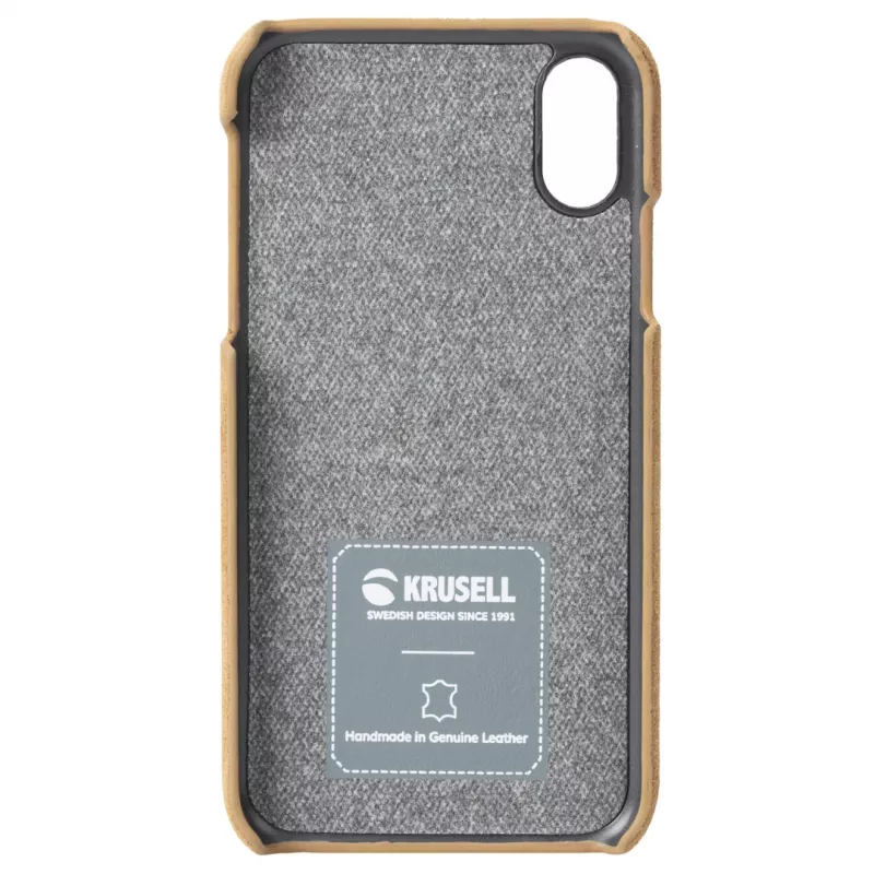 Krusell Broby dėklas iPhone XS Max 16,5 cm (6,5 colio) Rudas