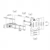 Maclean LCD monitorio laikiklis ant stalo, VESA 75x75 ir 100x100, 17-32 col., 9 kg, MC-751N