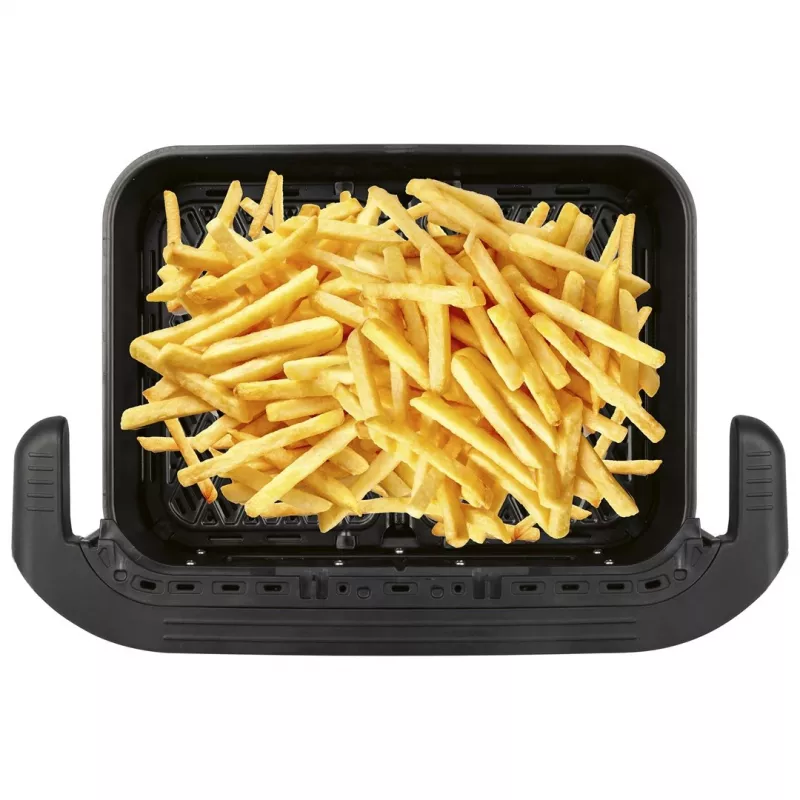 Kaitvėjo gruzdintuvė ProfiCook PC-FR 1313 H — 10 l, 2400 W, 10 programų, liečiamasis valdymas, nerūdijantis plienas/juoda