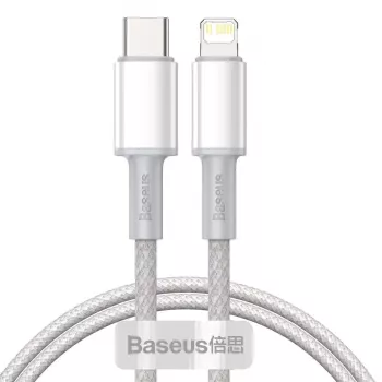 Baseus CATLGD-02 Lightning laidas 1 m baltas