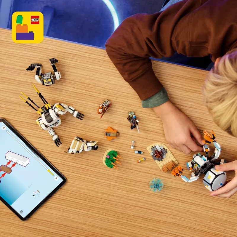 LEGO rinkinys Horizon Adventures 77037 – Aloy ir Varl prieš Šarvojėją ir Dantytį, 768 dalių, 2 minifigūrėlės
