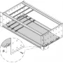SCHROFF Montavimo plokštė Standard - Montavimo plokštė 280T 84TE (34562756)