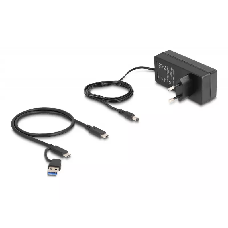 USB šakotuvas Delock 64248 5 Gbps 2 x Type-A 2 x Type-C 1 greito įkrovimo prievadas