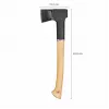 Fiskars Norden N12 skaldymo kirvis, hikorijos medienos kotas