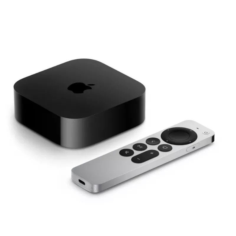 Apple TV 4K juodas sidabrinis 128 GB Wi-Fi Ethernet A15 procesorius