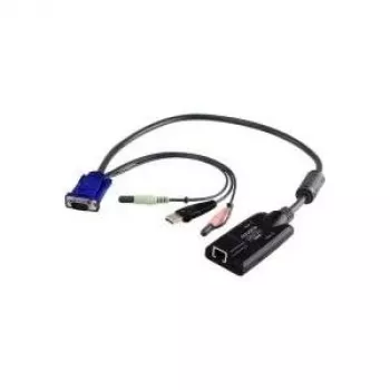 ATEN KA7176 USB–VGA į Cat5e/6 KVM adapterio laidas (CPU modulis) su garsu ir virtualios laikmenos palaikymu
