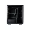 PC korpusas Cooler Master MasterFrame 500 Mesh – juodas su permatomu šonu, ATX/EATX, 2x200 mm priekyje, 1x120 mm gale