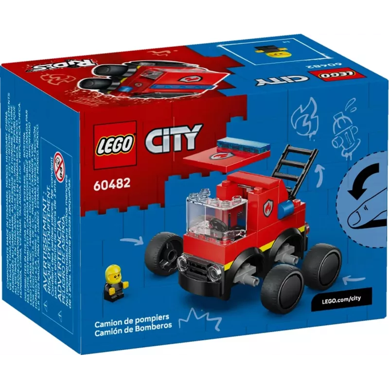 LEGO CITY 60482 Gaisrinis automobilis