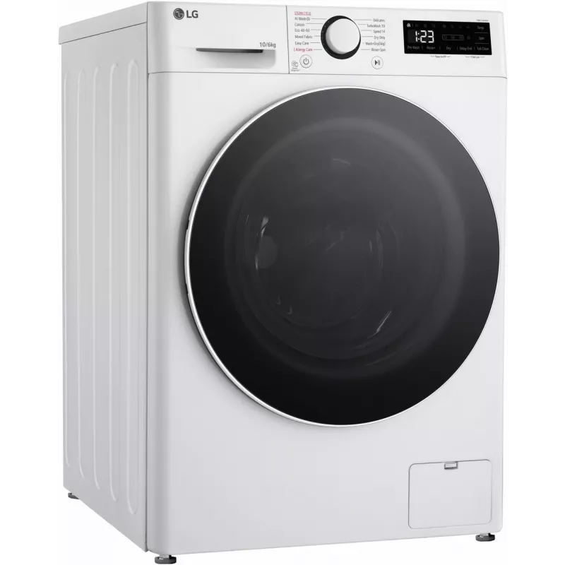 LG F4DR510S0W Skalbimo džiovinimo mašina 10 kg 1400 aps./min. Balta