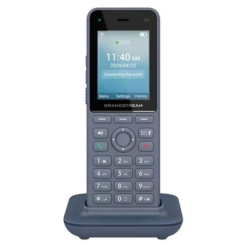 IP telefonas Grandstream Networks WP8256 antracitinis 3 linijos LCD Wi-Fi
