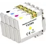 Renkforce rašalo rinkinys, suderinamas su Epson T1295 (C13T129540), juoda, žydra, raudona, geltona RF-I-T1291-4BKCMY4PK RF-5718864