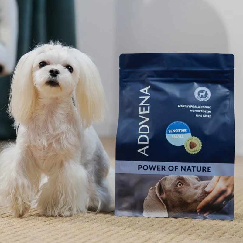 ADDVENA Power of Nature Adult Sensitive Small Ėriena - sausas šunų ėdalas - 2,5 kg