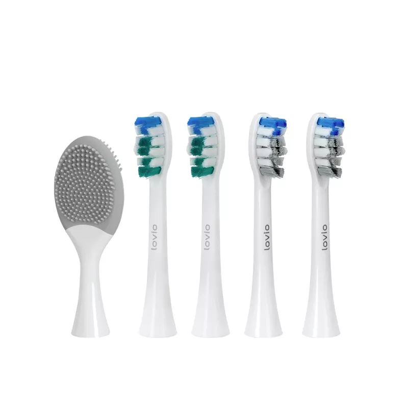 LOVIO Home SonicProtect PRO elektrinis dantų šepetėlis baltas LVTB124WH