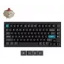 Mechaninė klaviatūra Keychron Q1 Ultra 8K — 75% išdėstymas, USB + RF belaidis + Bluetooth, RGB, juoda