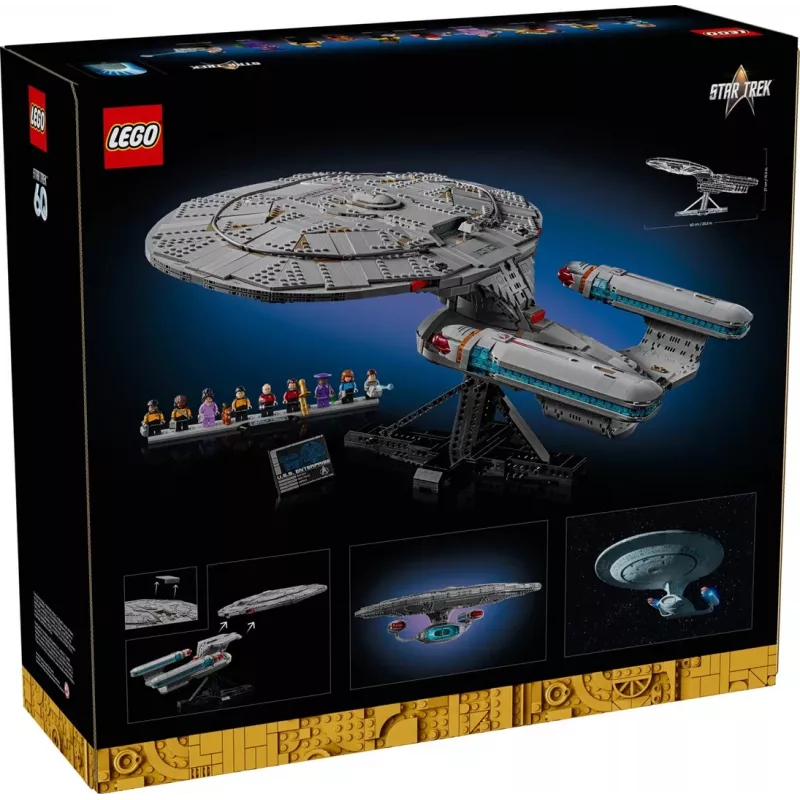 LEGO ICONS 10356 Žvaigždžių kelias: ir S.S. Enterprise NCC-1701-D