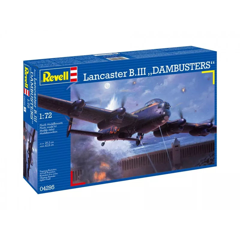 Revell Lancaster B. III Dambusters (04295) 1:72 plastikinis modelis lėktuvo