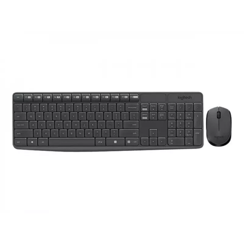 Belaidis klaviatūros ir pelės rinkinys Logitech MK235