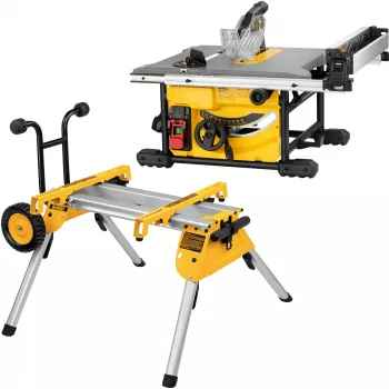 DEWALT Diskinis pjūklas 210 mm su stovu