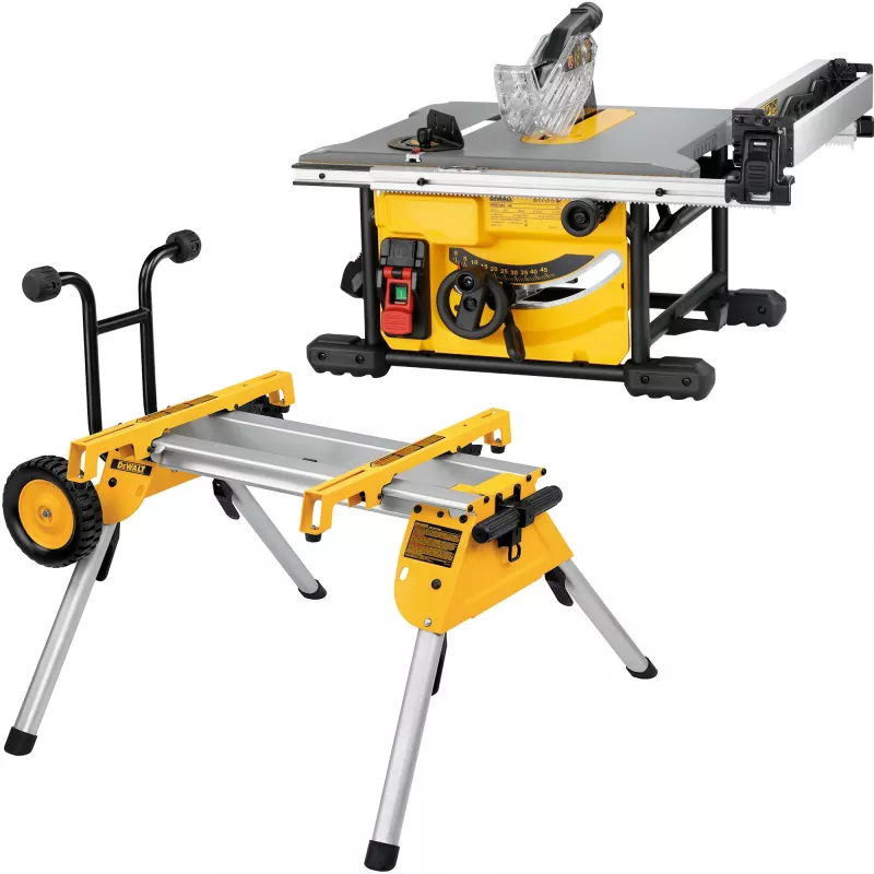 DEWALT Diskinis pjūklas 210 mm su stovu