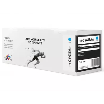 Dažų kasetė HP Color LJ Pro W2031A TH-CY415AN 100% nauja cyan