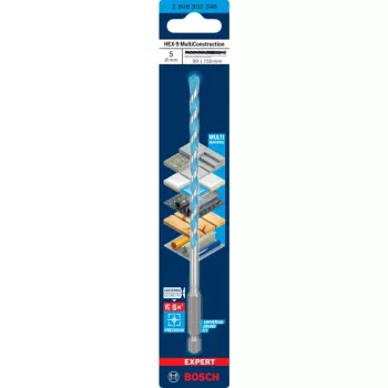 Gręžtuvas betonui Expert HEX-9 Multi Construction O 5 mm 1 vnt (2608902348)