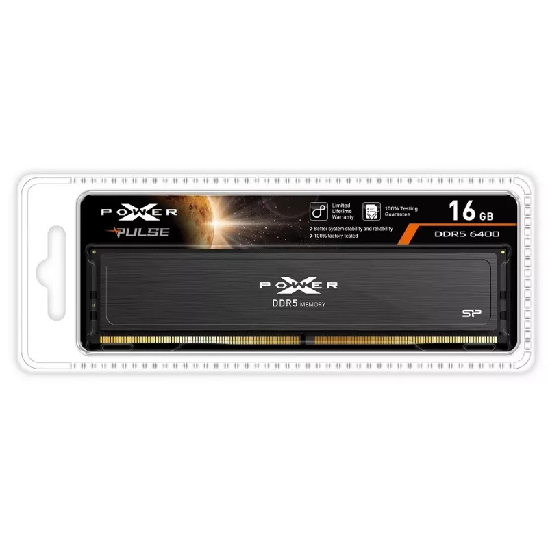Silicon Power DDR5 16GB PC 6400 CL32 Silicon-Power (1x16GB) Pulse/U-DIMM - 16 GB - DDR5