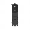 DELOCK Keystone Holder 8 prievadų pasukamas laikiklis DIN bėgiui arba sienai, juodas, 78×154×55 mm