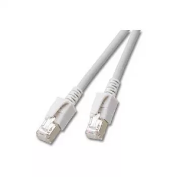 EFB-Elektronik RJ45 Patch Laidas Cat.6A S/FTP FRNC VC LED Pilkas 1m