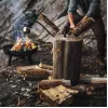 Fiskars Norden N12 skaldymo kirvis, hikorijos medienos kotas